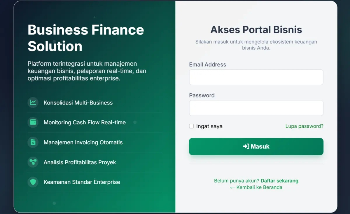 Solusi Finansial Kelas Perusahaan untuk Bisnis Modern | Gwencha Finance